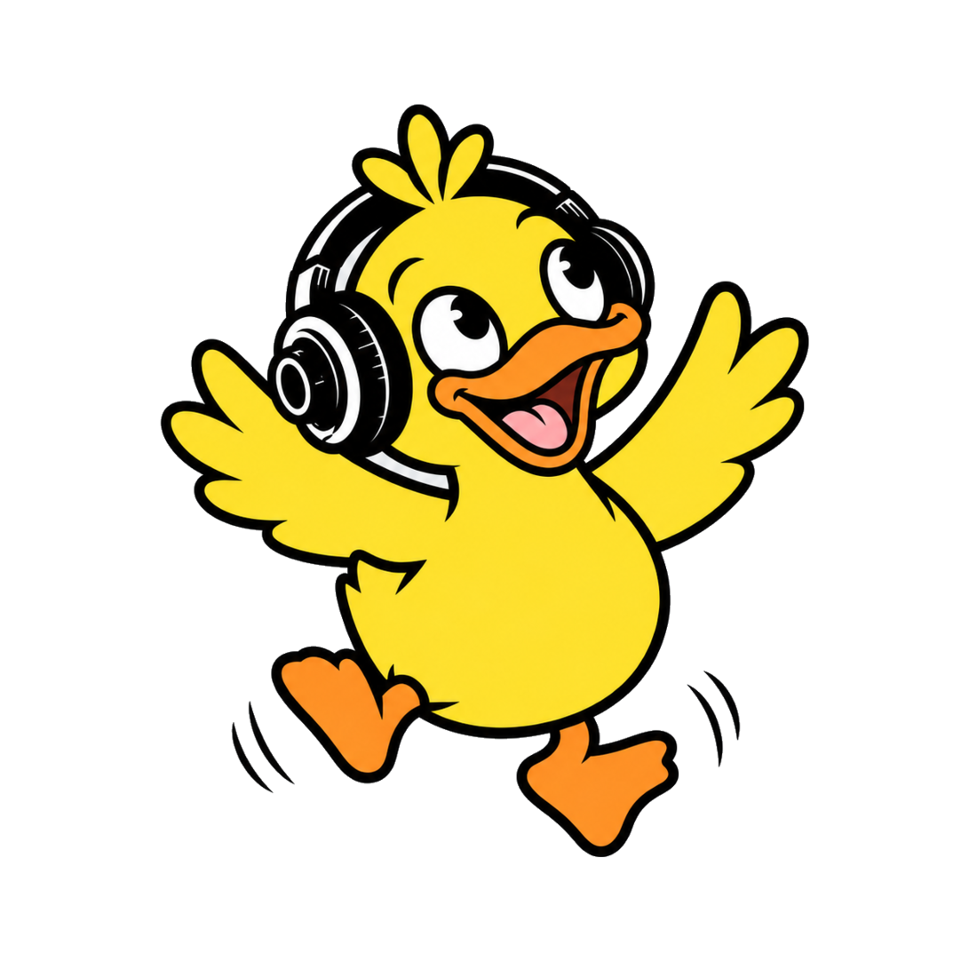 GrooveDuck celebrating